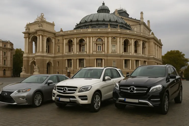 В Одесі правоохоронець "засвітився" на автопарку за 3 мільйони: Lexus і два Mercedes