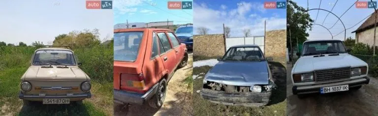 "Зате дощ не крапає на голову": які авто до 500 доларів продають на Одещині, - ФОТО