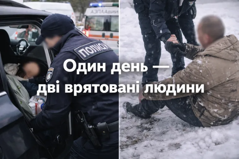 Патрульні Одеси за день врятували жінку з немовлям і чоловіка на вулиці